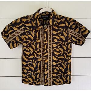 Baroque Boys Shirt Italian Designer Georgio Gentelli Italy Size Small